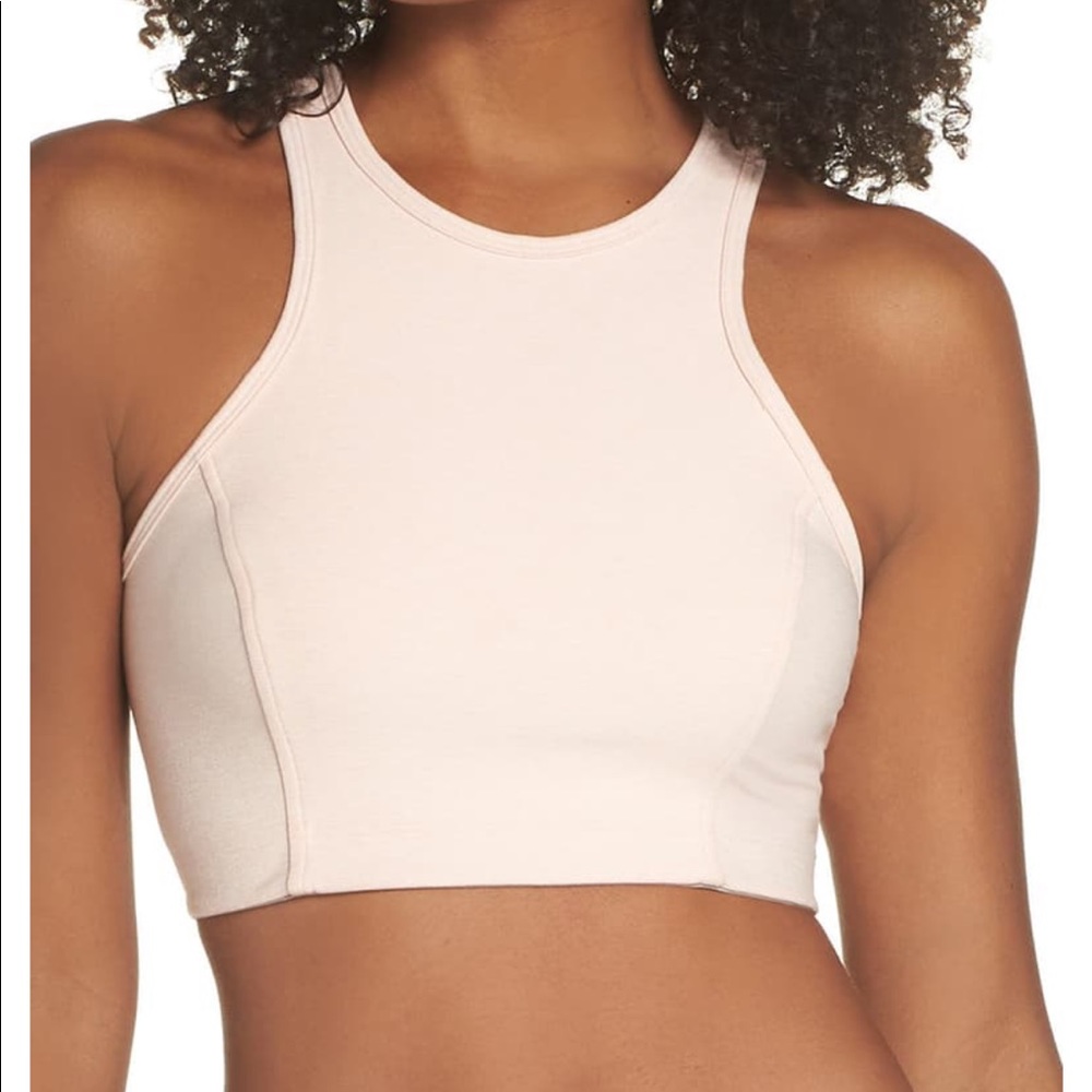 Pale Pink Outdoor Voices Athena Crop | size small